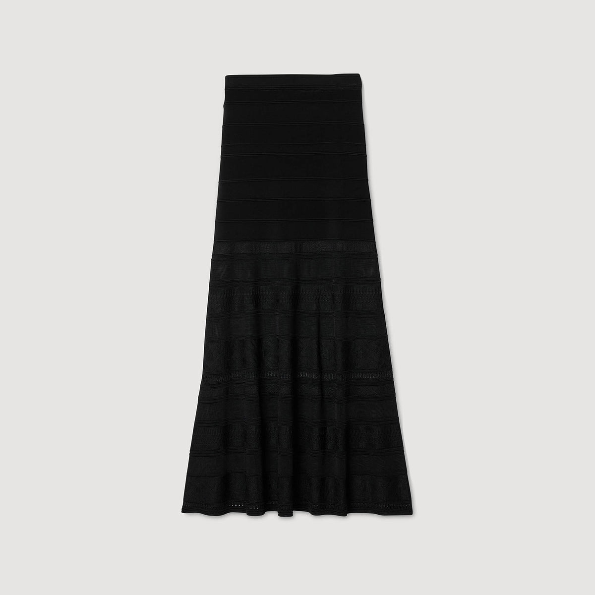 Maxi decorative knit skirt | Sandro