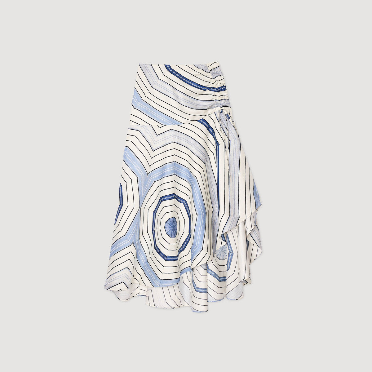 Spiral-motif maxi skirt | Sandro