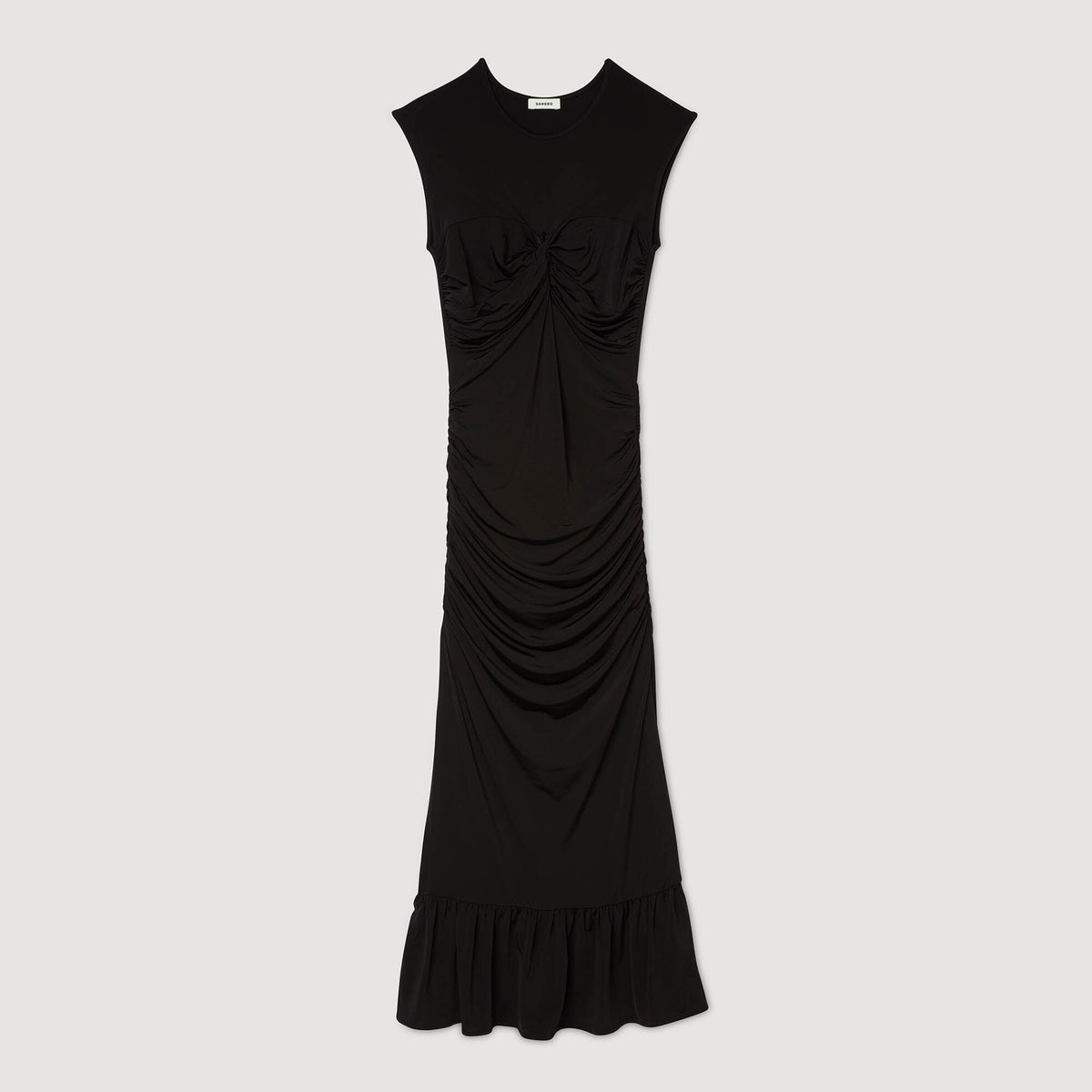 Draped maxi dress | Sandro
