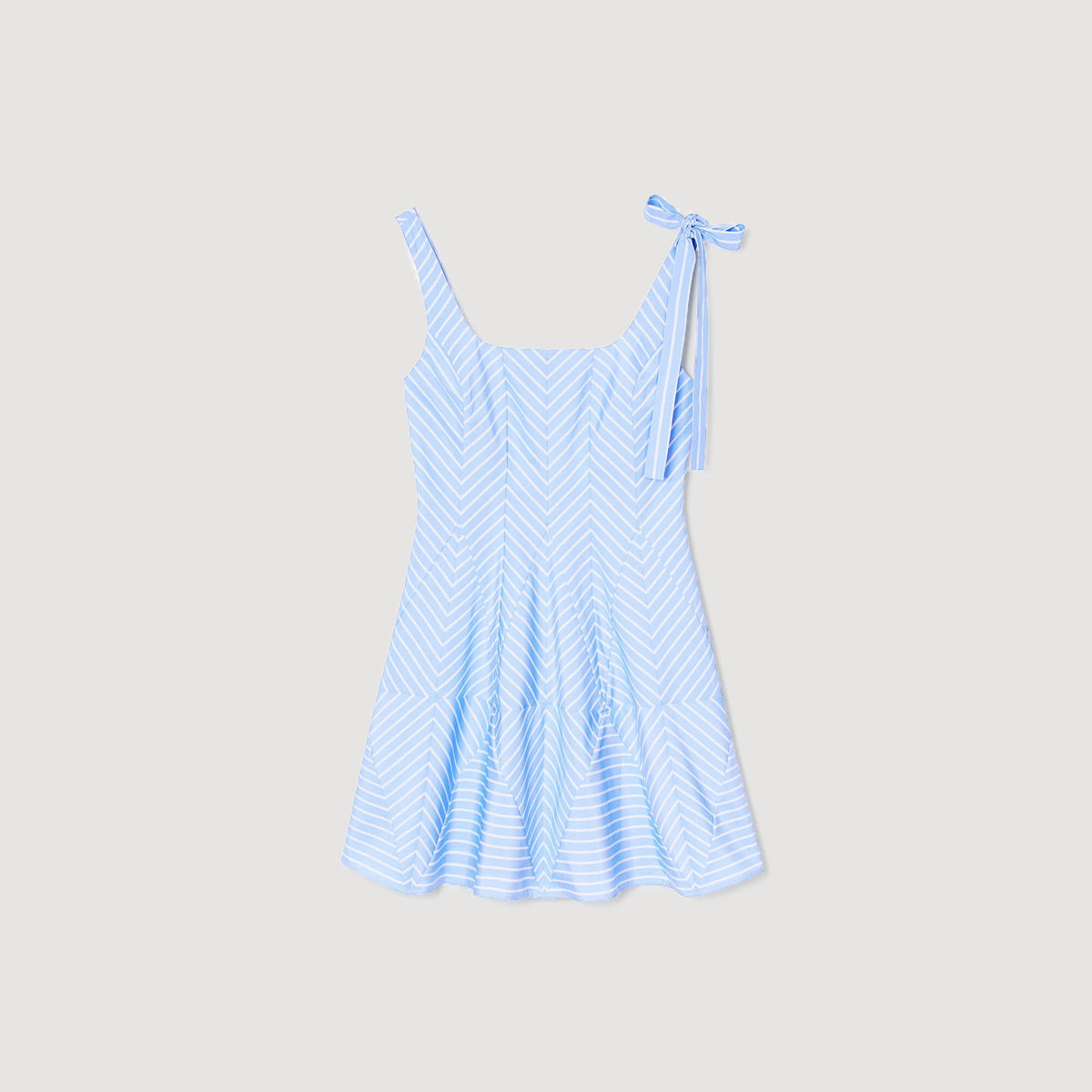 Mini striped dress | Sandro