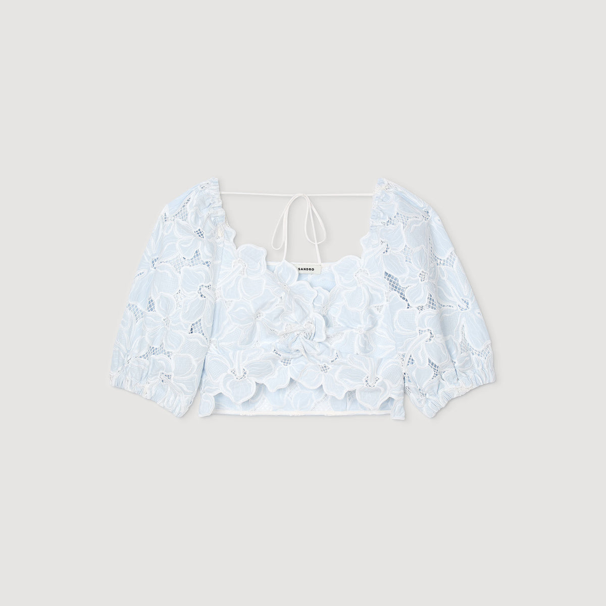 Guipure lace top | Sandro
