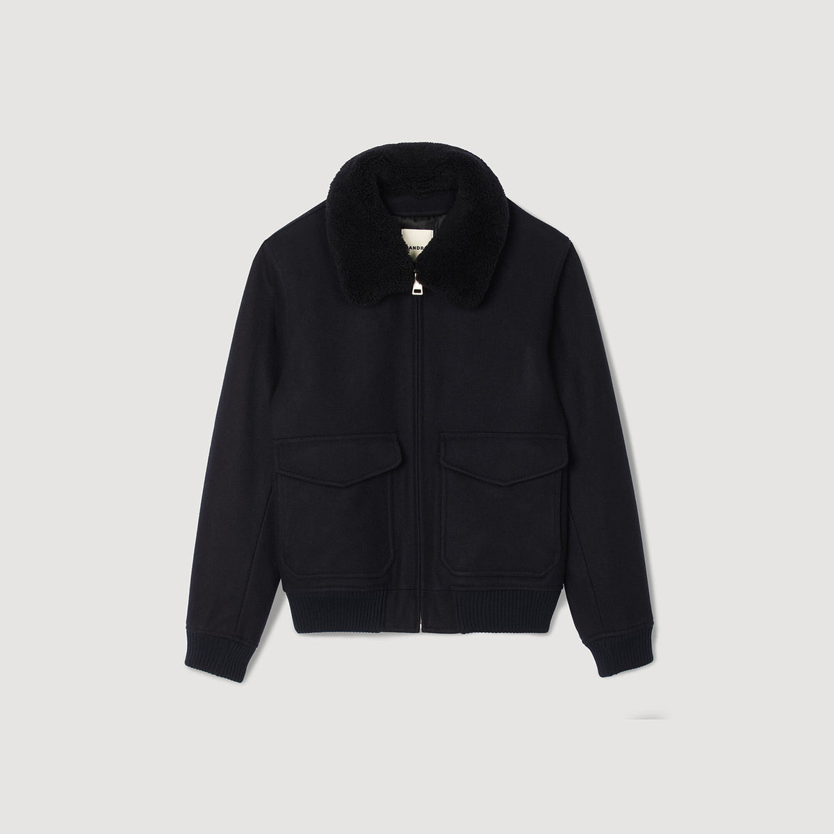 Wool aviator jacket | Sandro