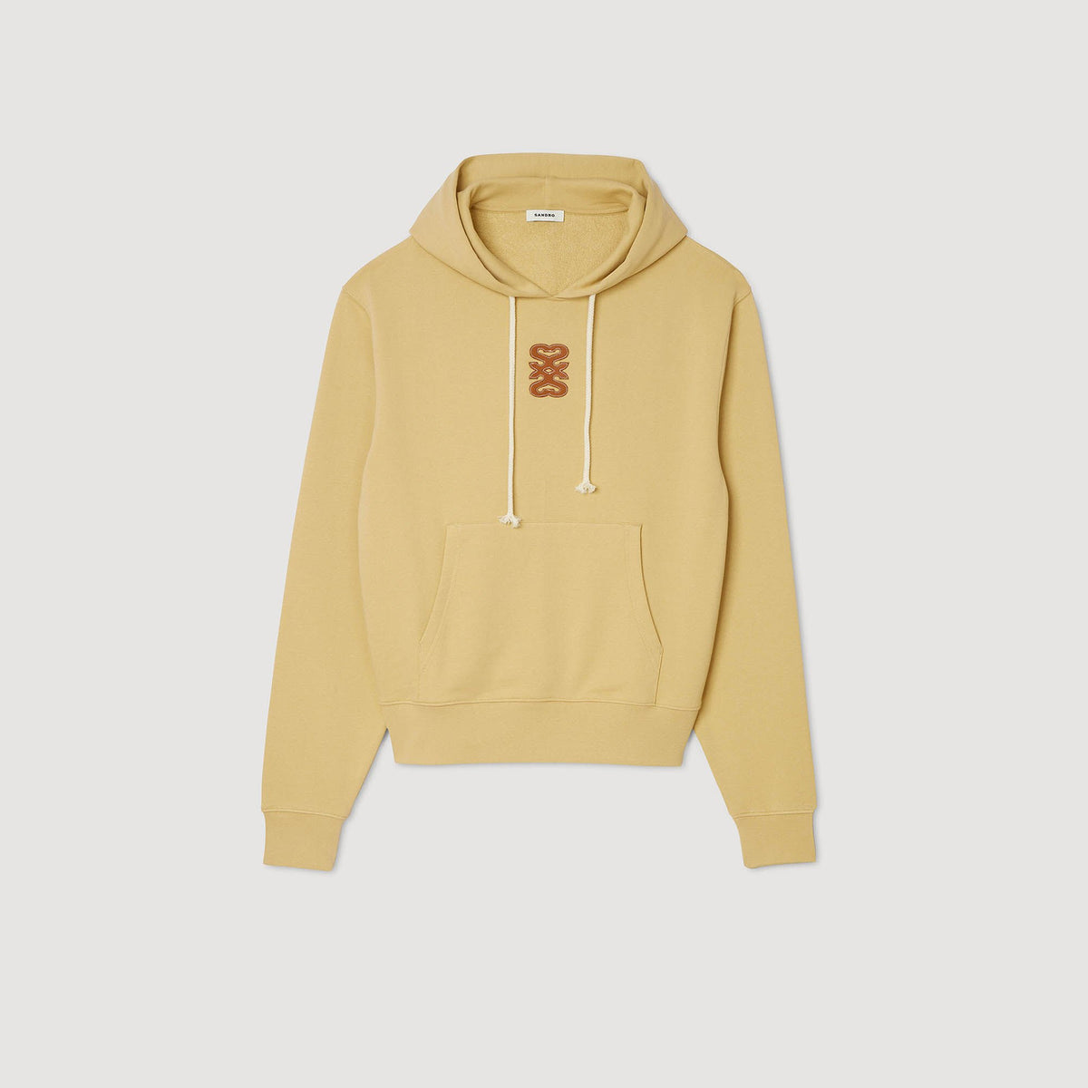 Leather patch sweatshirt | Sandro
