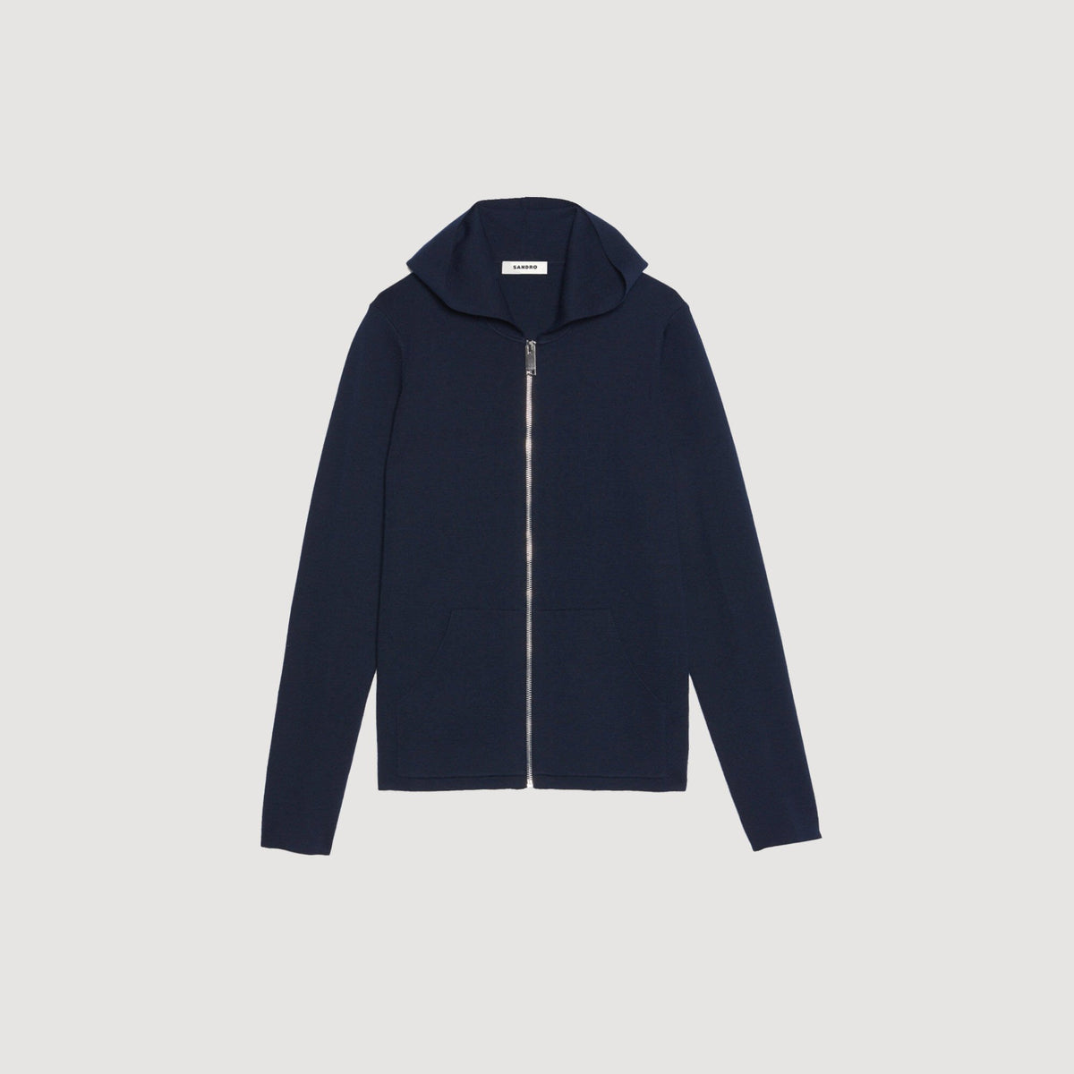 Zipped cardigan with hood | Sandro