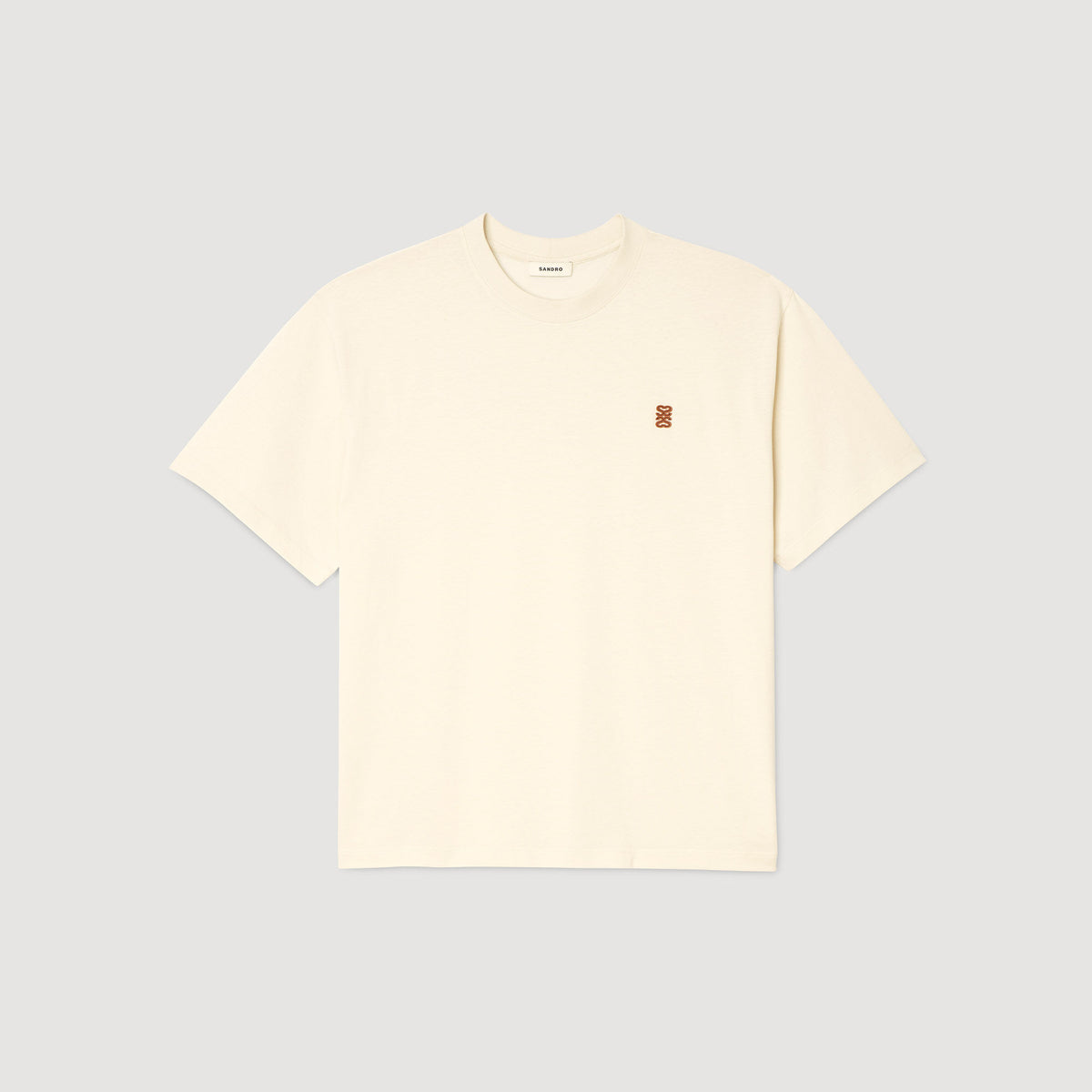 Leather logo T-shirt | Sandro