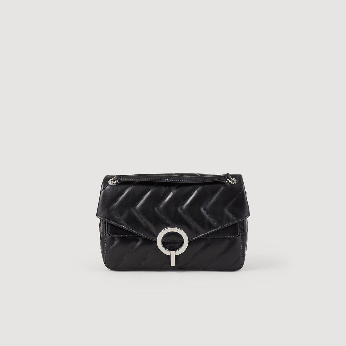 Yza bag in certified leather | Sandro
