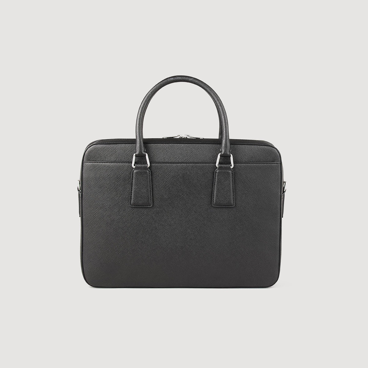Reconstituted leather briefcase | Sandro