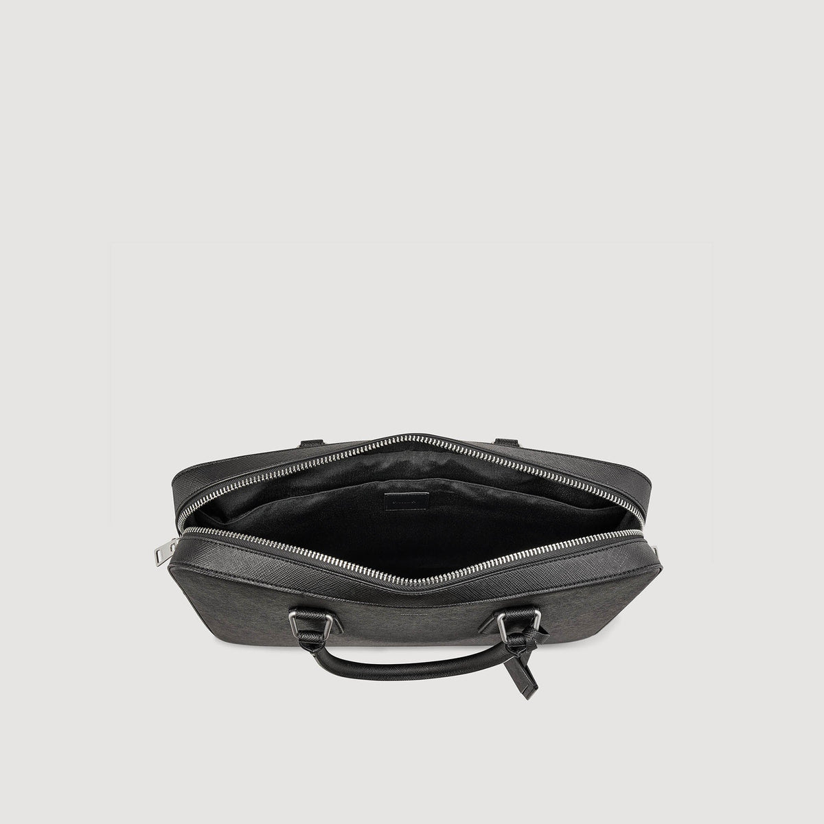 Reconstituted leather briefcase | Sandro