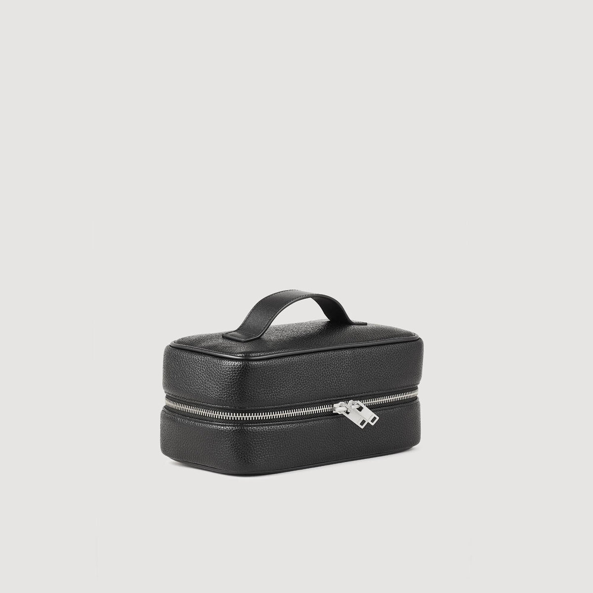 Toiletry bag in grained fabric | Sandro