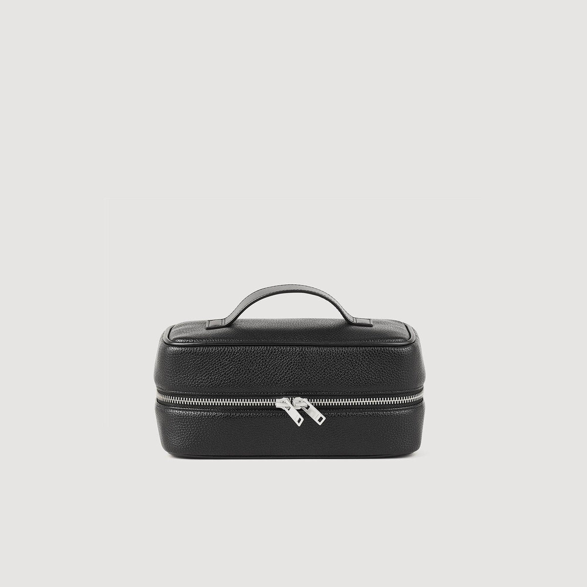 Toiletry bag in grained fabric | Sandro