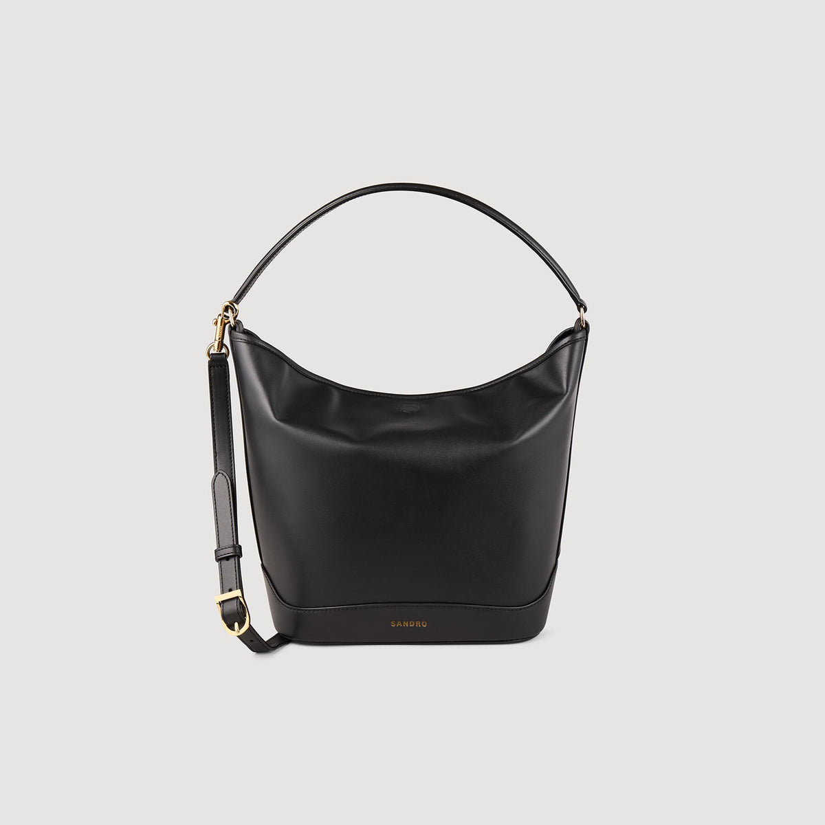 TANGOSO leather bucket bag | Sandro