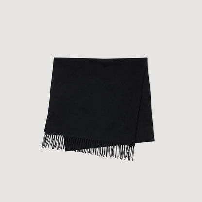 Wool and cashmere scarf | Sandro