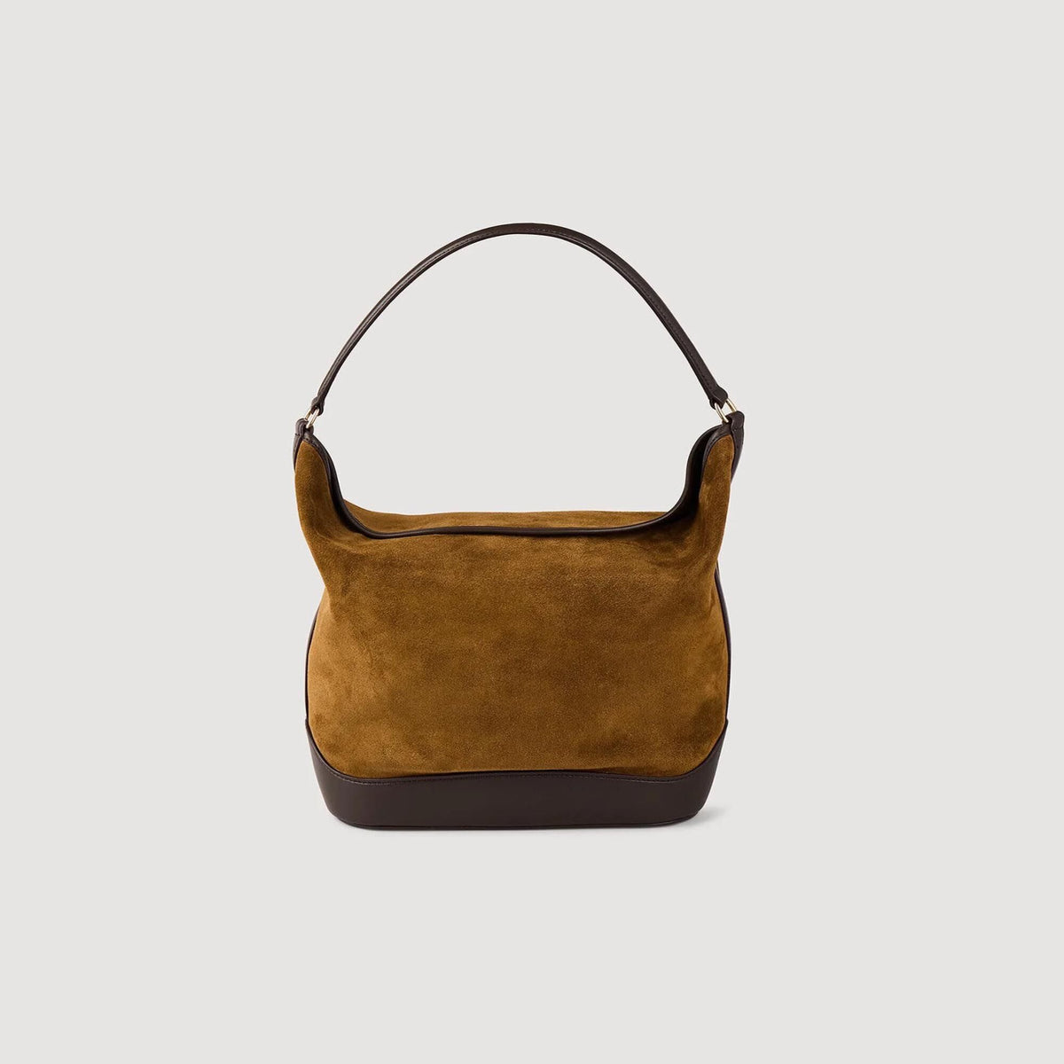 TANGOSO suede and leather bucket bag | Sandro