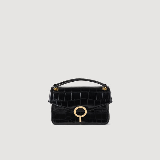 Mock croc leather Yza bag | Sandro