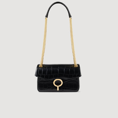 Mock croc leather Yza bag | Sandro