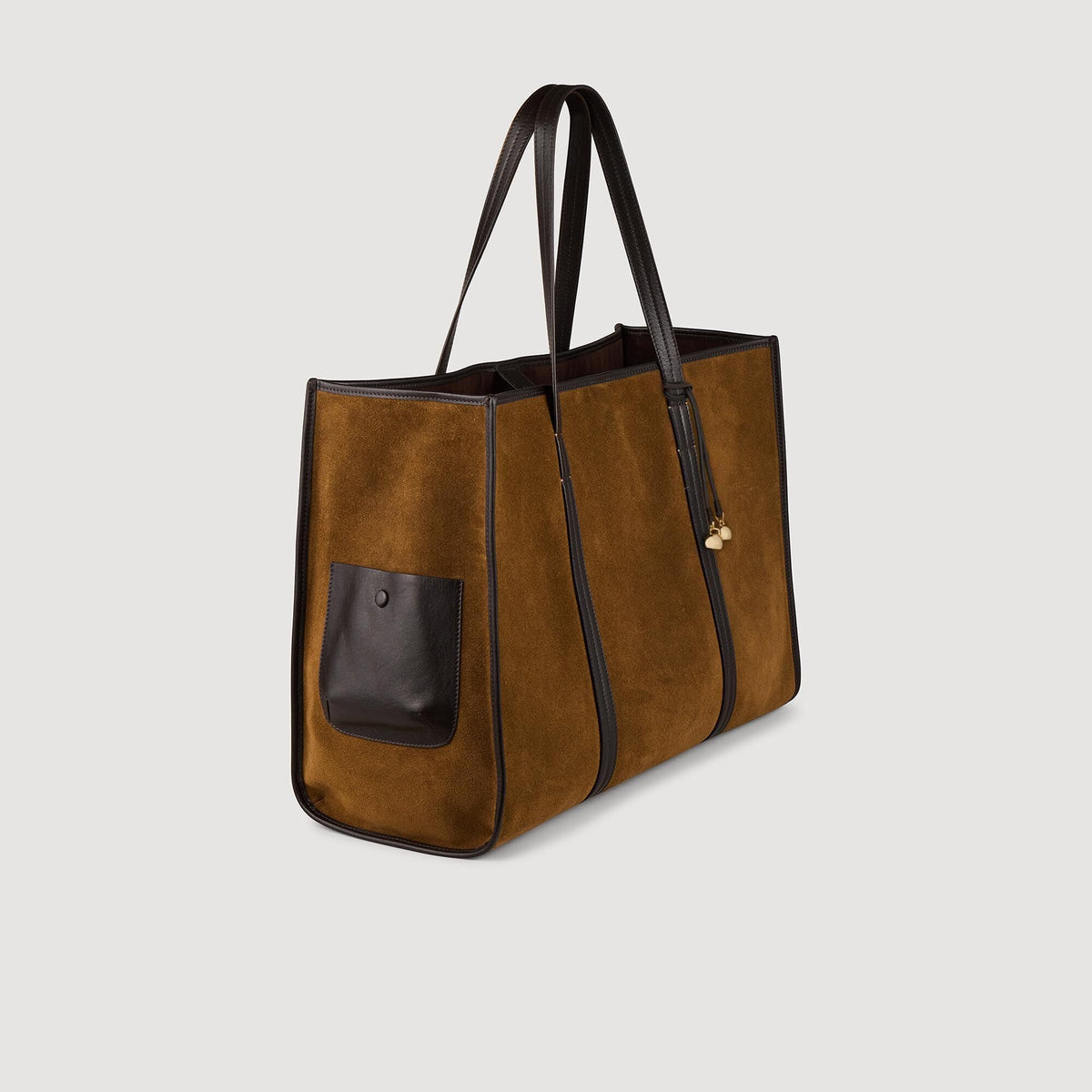 Suede tote bag | Sandro