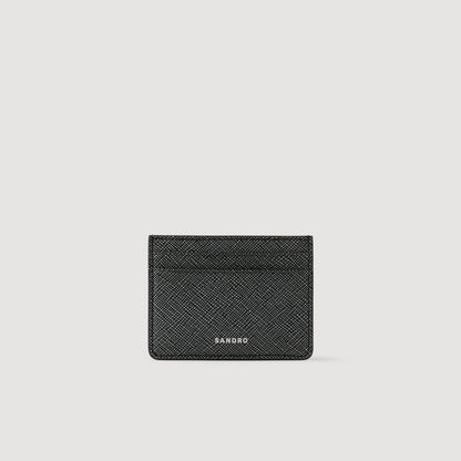 Reconstituted leather cardholder | Sandro