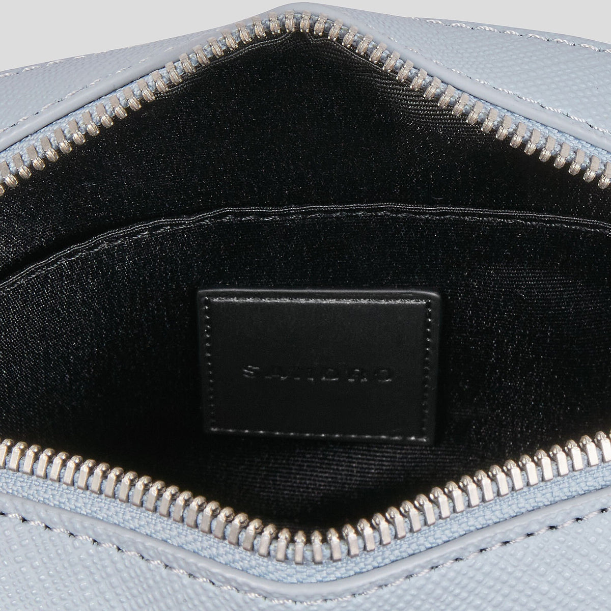 Small reconstituted leather bag | Sandro