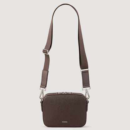 Small reconstituted leather bag | Sandro