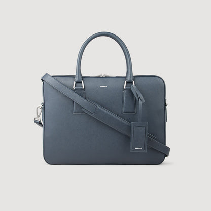 Reconstituted leather briefcase | Sandro