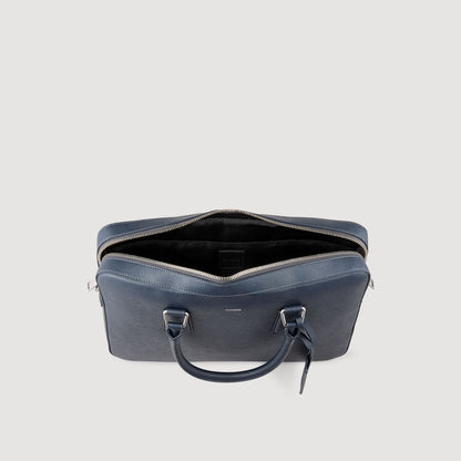 Reconstituted leather briefcase | Sandro