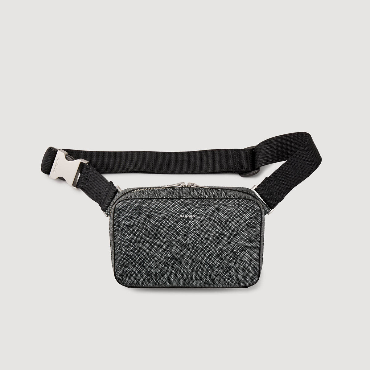 Small reconstitued leather bag | Sandro