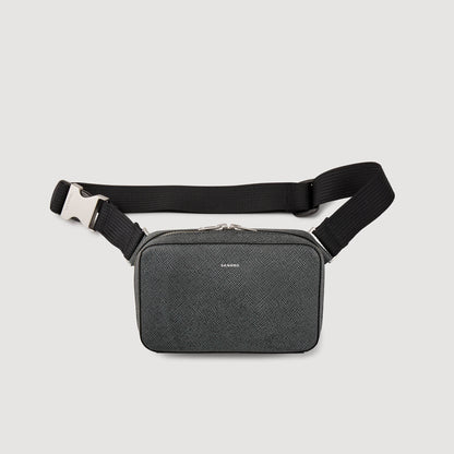 Small reconstitued leather bag | Sandro
