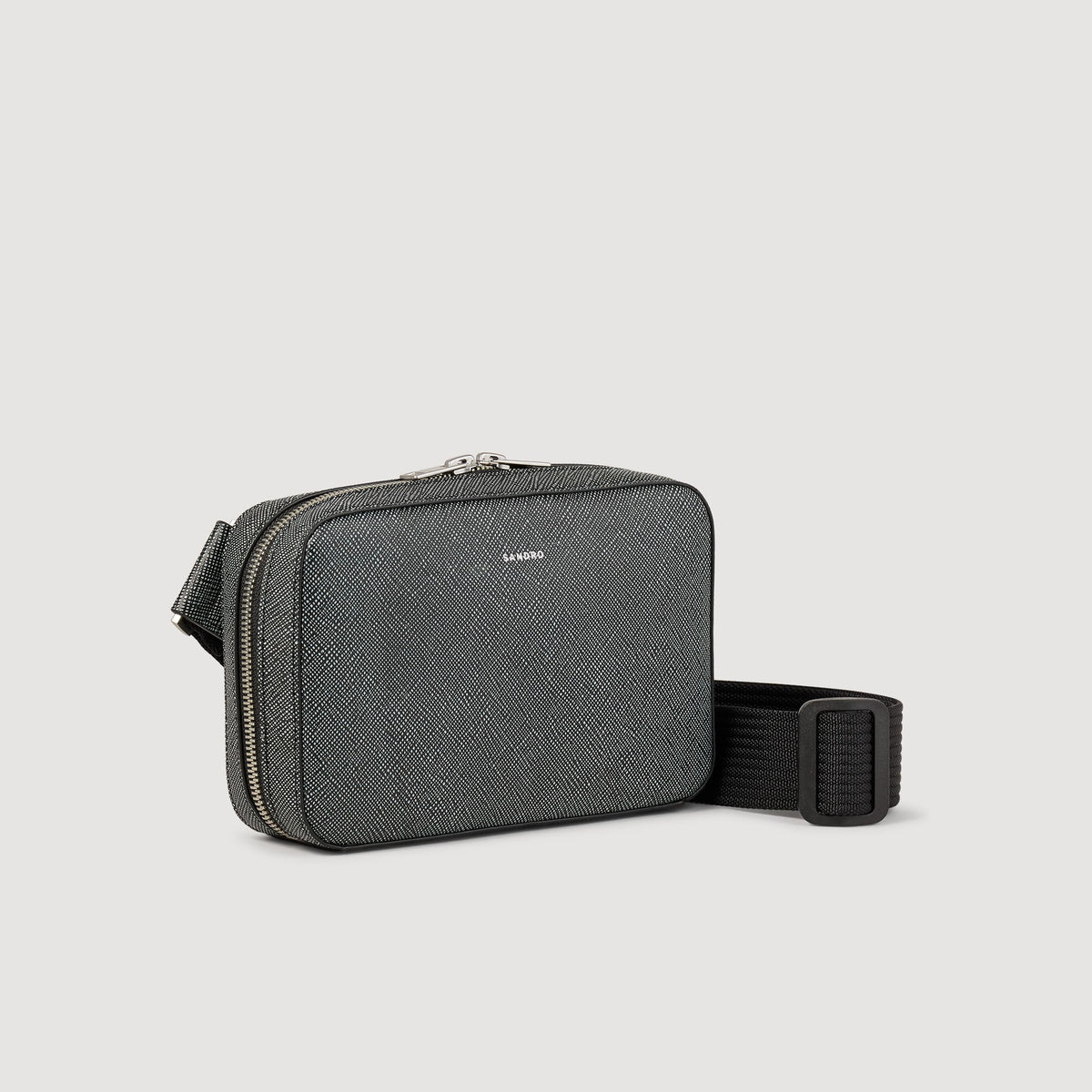 Small reconstitued leather bag | Sandro