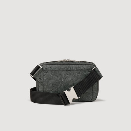 Small reconstitued leather bag | Sandro