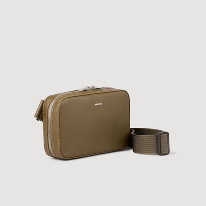 Small reconstitued leather bag | Sandro
