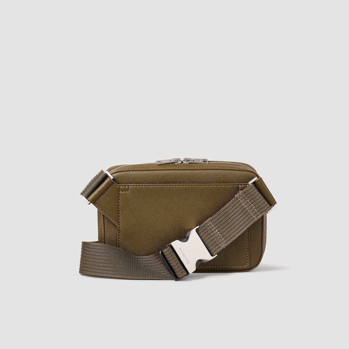 Small reconstitued leather bag | Sandro