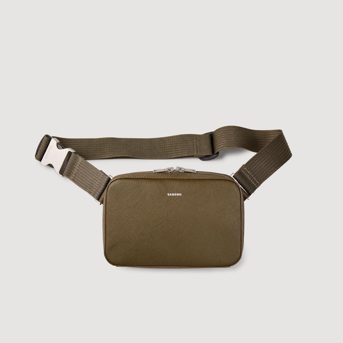 Small reconstitued leather bag | Sandro