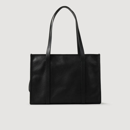 Soft leather tote bag | Sandro
