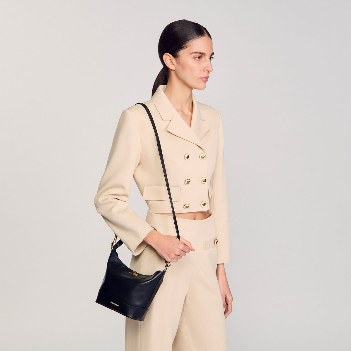 Tangoso mini leather bag | Sandro