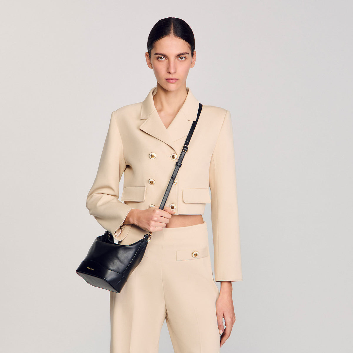 Tangoso mini leather bag | Sandro
