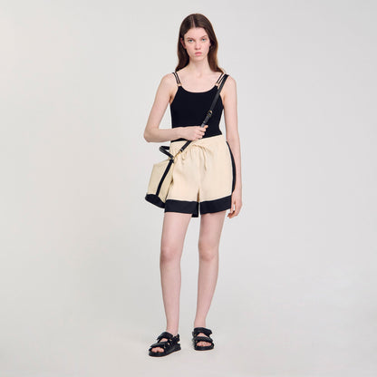 Tangoso canvas bucket bag | Sandro