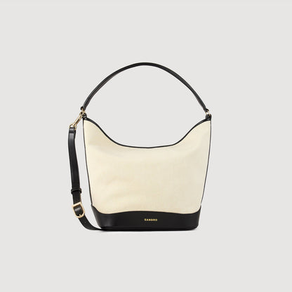 Tangoso canvas bucket bag | Sandro
