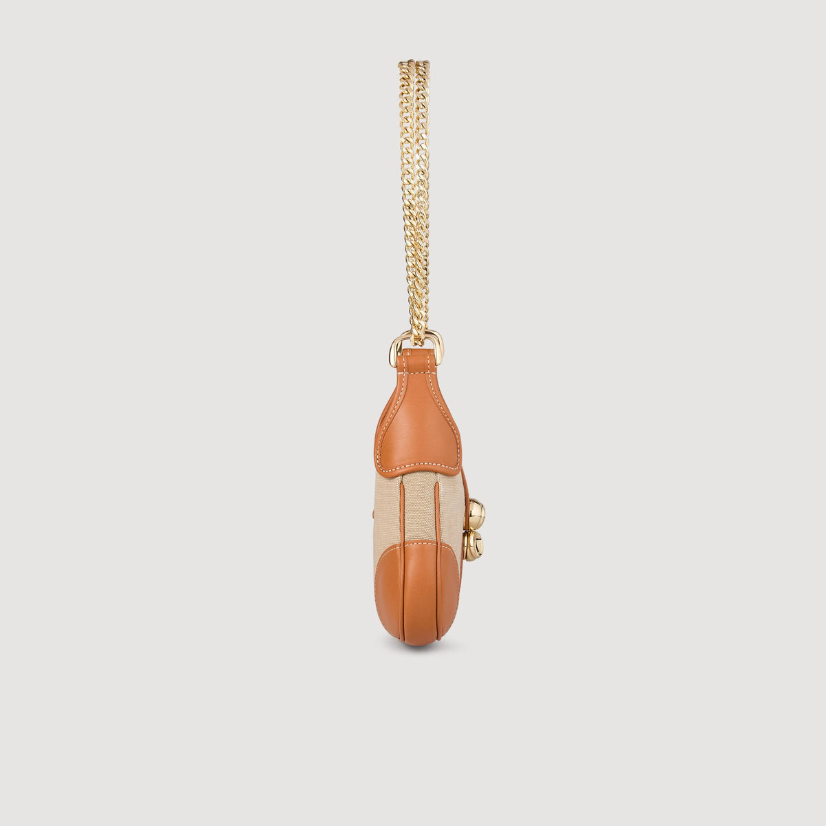 Janet canvas and leather bag | Sandro