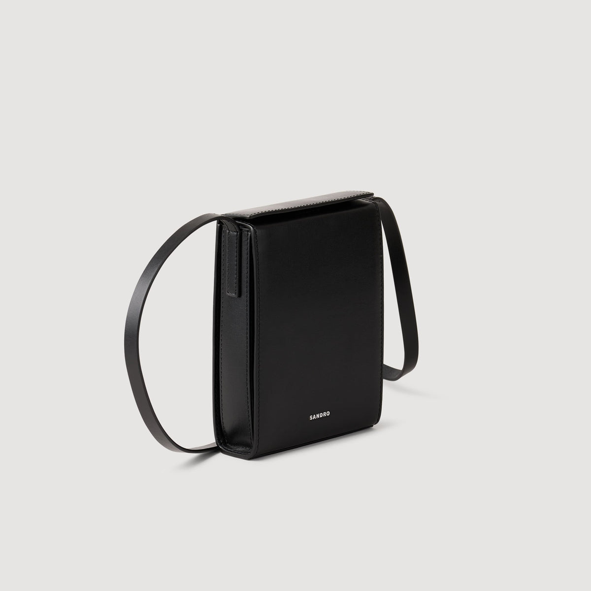 Leather shoulder bag | Sandro