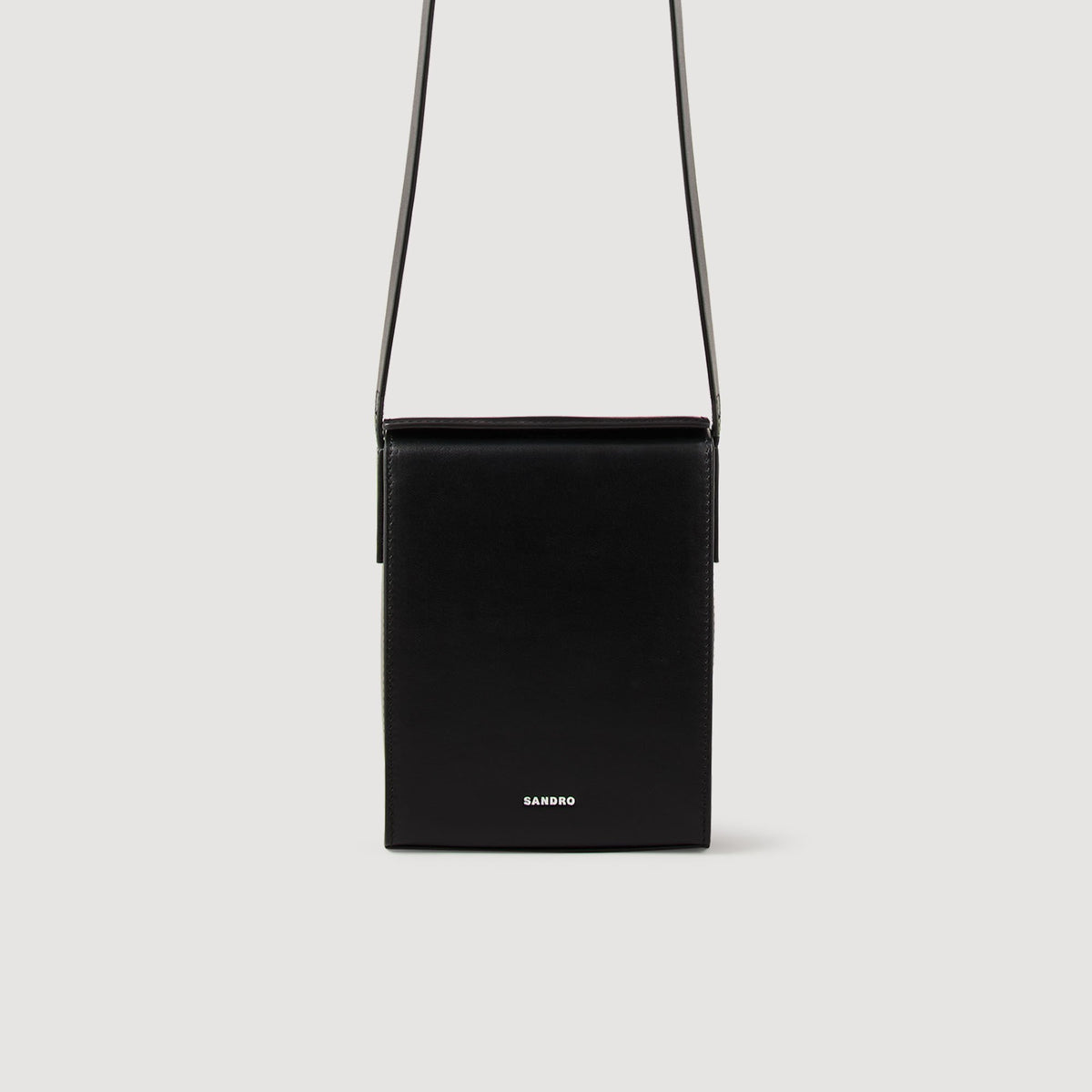 Leather shoulder bag | Sandro