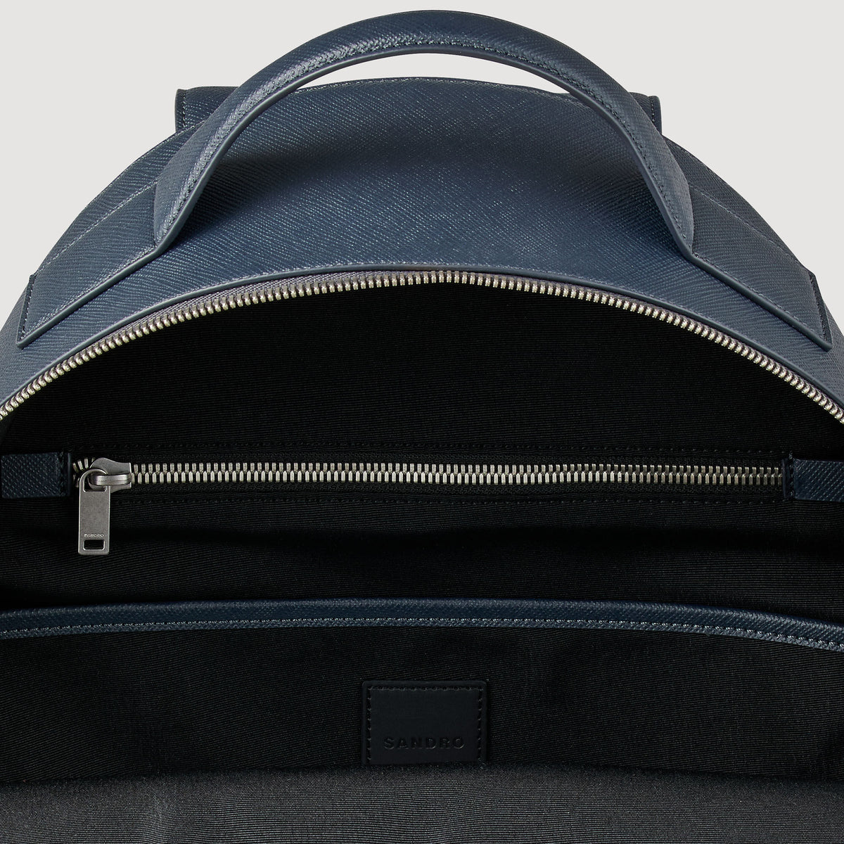 Reconstituted leather rucksack | Sandro