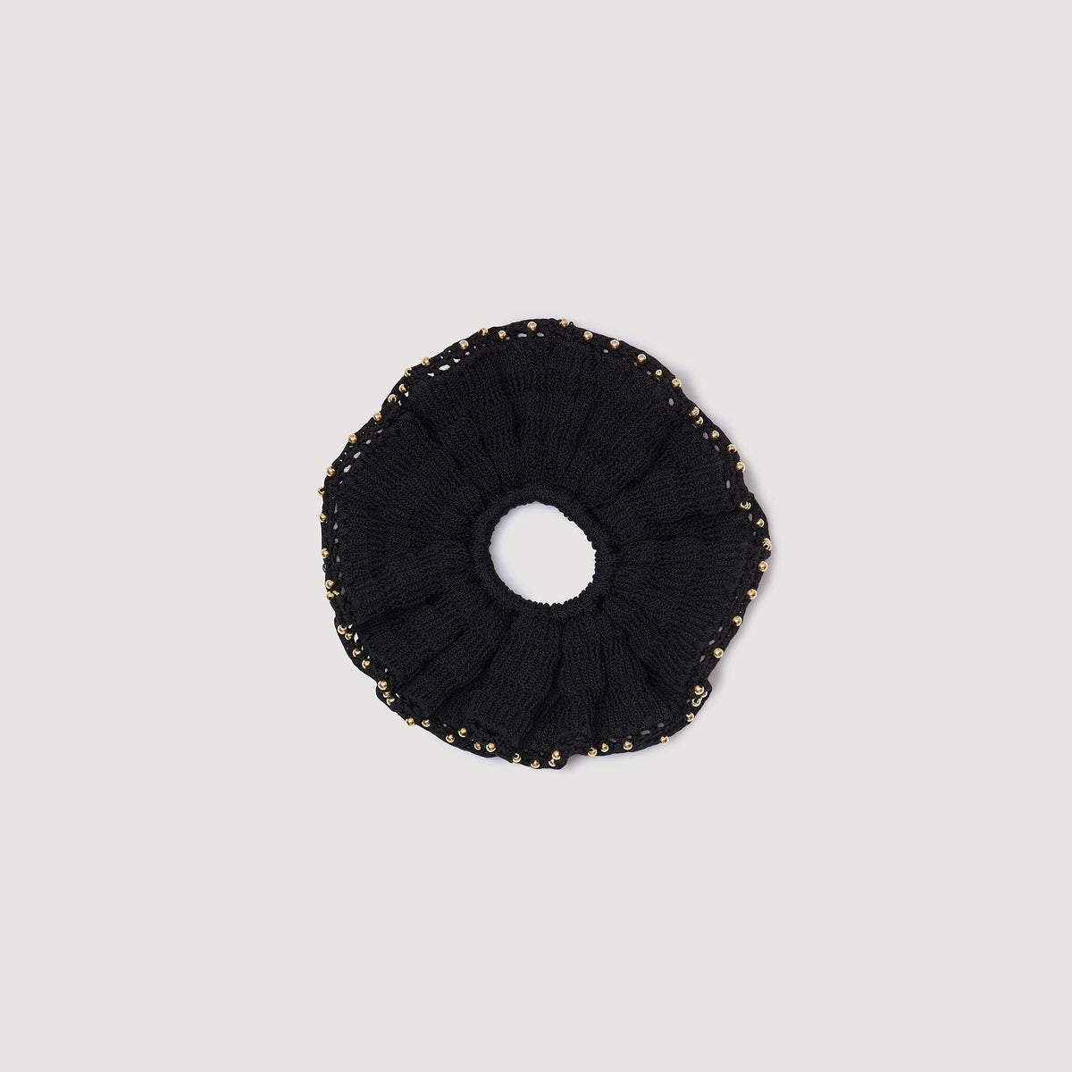 Beaded crochet scrunchie | Sandro