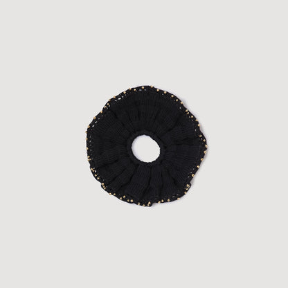 Beaded crochet scrunchie | Sandro