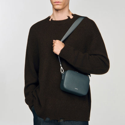 Small reconstituted leather bag | Sandro