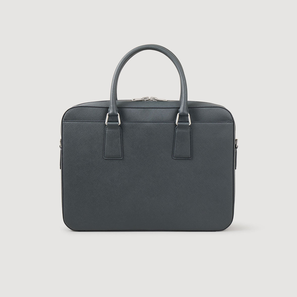 Reconstituted leather briefcase | Sandro