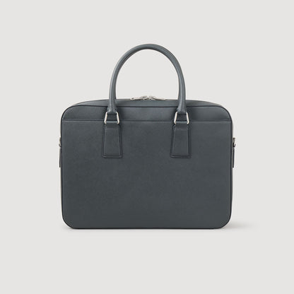 Reconstituted leather briefcase | Sandro