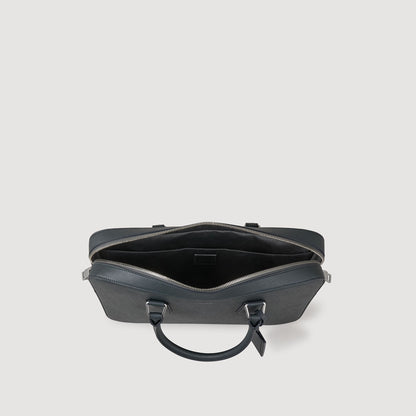 Reconstituted leather briefcase | Sandro