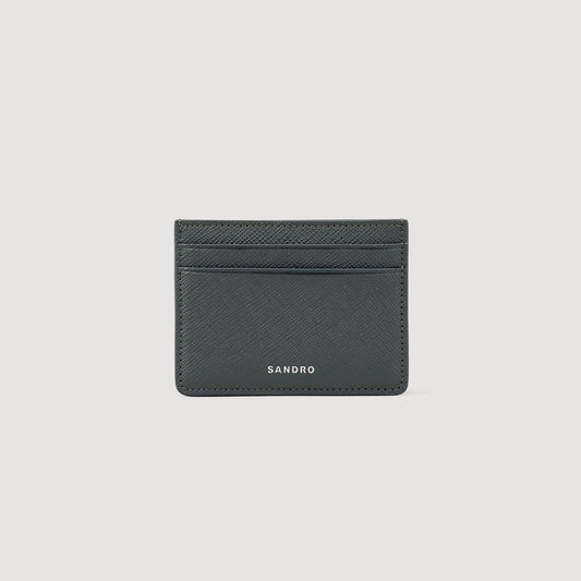 Reconstituted leather cardholder | Sandro