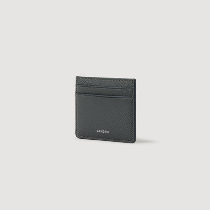 Reconstituted leather cardholder | Sandro