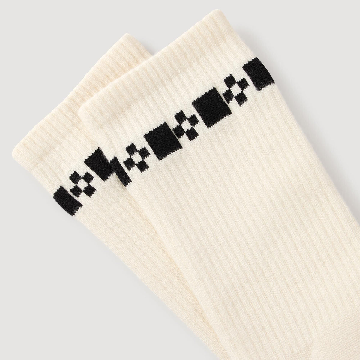 Cross signature embroidered socks | Sandro